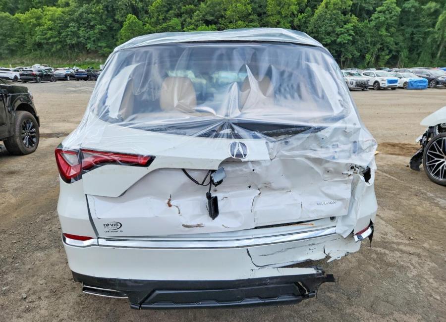 Salvage 2024 Acura Mdx  in White
