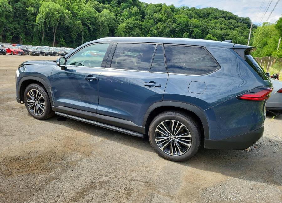 Salvage 2026 Toyota Grand Highlander Hybrid Max Platinum in Blue