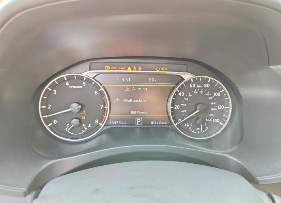 Salvage 2024 Nissan Altima Sl in Burgundy