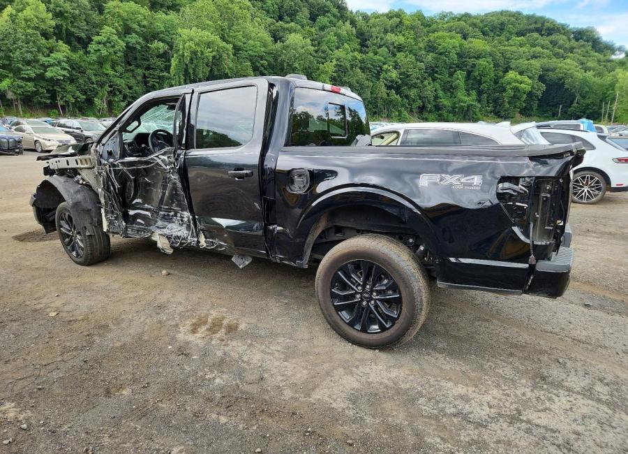 Salvage 2025 Ford F150 Lariat in Black