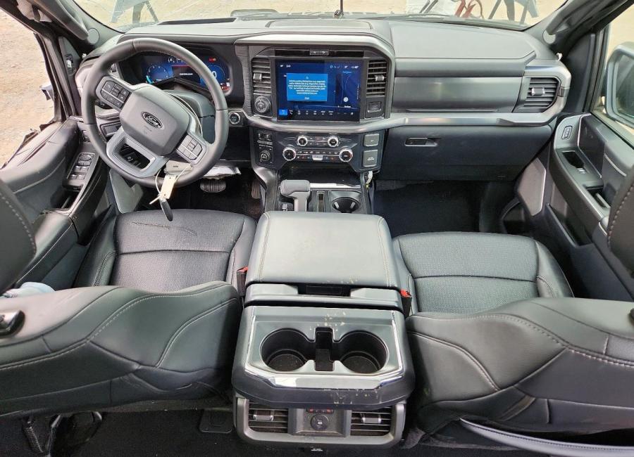 Salvage 2025 Ford F150 Lariat in Black