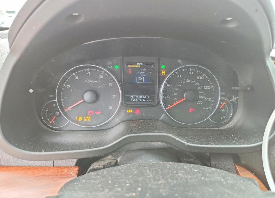 Salvage 2014 Subaru Outback Limited in Silver