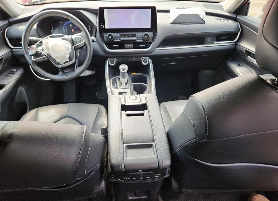 Salvage 2024 Toyota Grand Highlander Xle in Burgundy