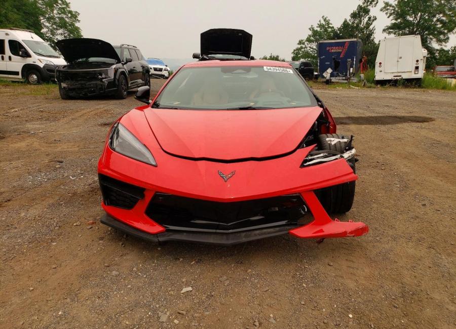 Salvage 2025 Chevrolet Corvette Stingray 2lt in Red