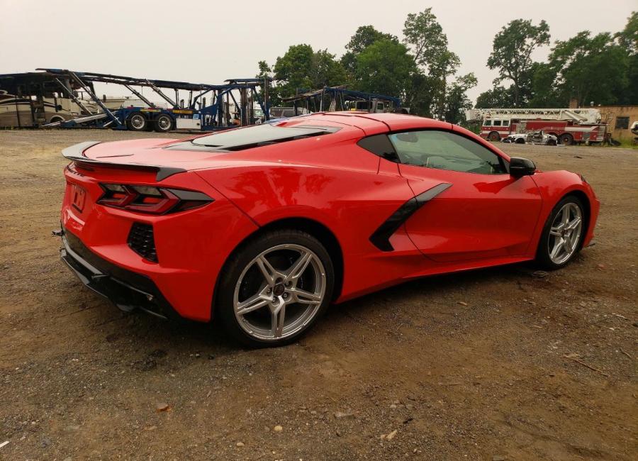 Salvage 2025 Chevrolet Corvette Stingray 2lt in Red