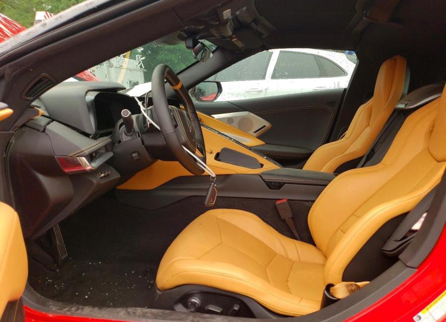 Salvage 2025 Chevrolet Corvette Stingray 2lt in Red