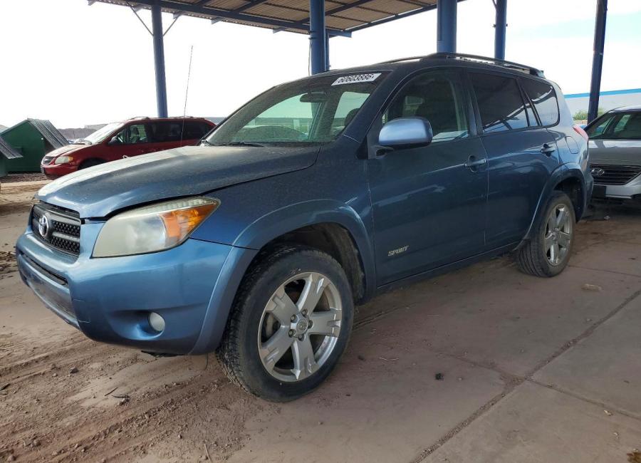 Salvage 2007 Toyota Rav4 Sport in Blue
