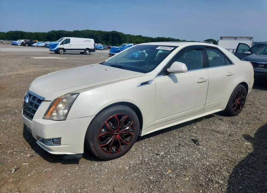 Salvage 2013 Cadillac Cts Performance Collection in White