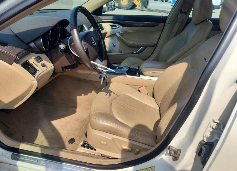 Salvage 2013 Cadillac Cts Performance Collection in White