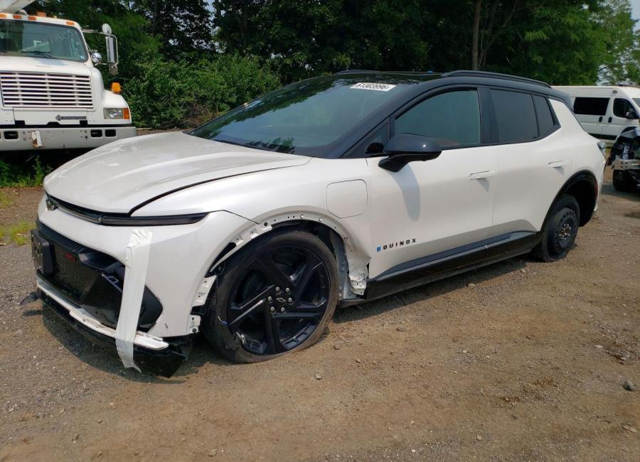 Salvage 2025 Chevrolet Equinox Rs in White