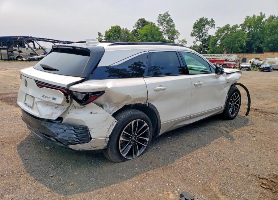 Salvage 2024 Acura Zdx A-spec in White