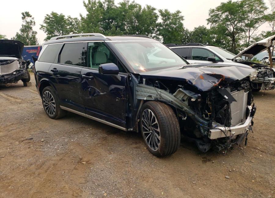 Salvage 2026 Hyundai Palisade Hybrid Calligraphy in Blue