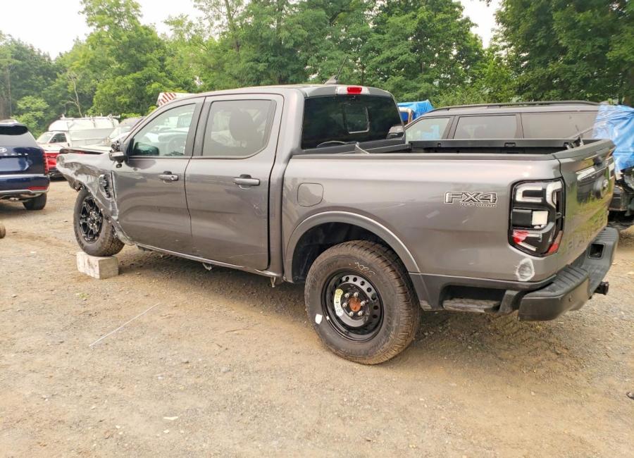 Salvage 2025 Ford Ranger Lariat in Gray