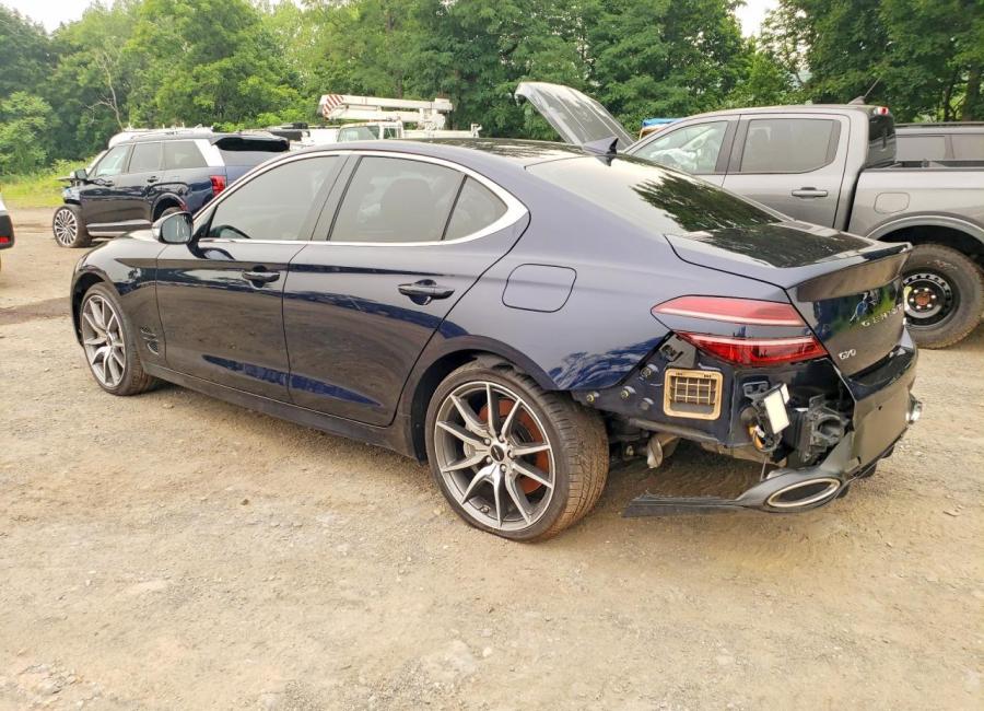 Salvage 2026 Genesis G70  in Blue