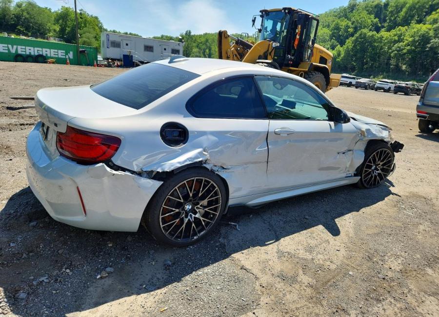 Salvage 2020 Bmw M2 Competition in Silver