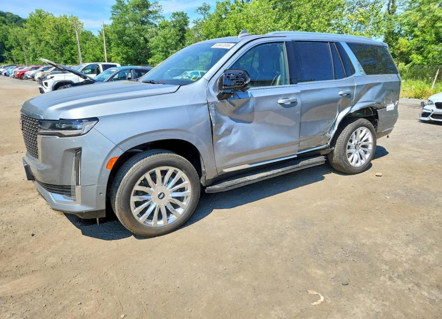 Salvage 2024 Cadillac Escalade Premium Luxury in Gray