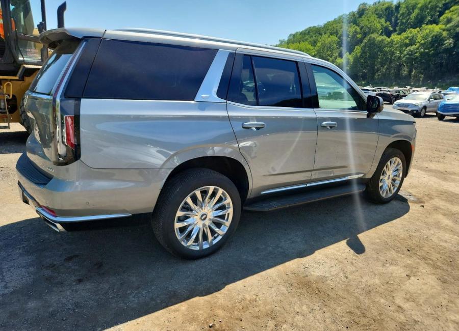 Salvage 2024 Cadillac Escalade Premium Luxury in Gray