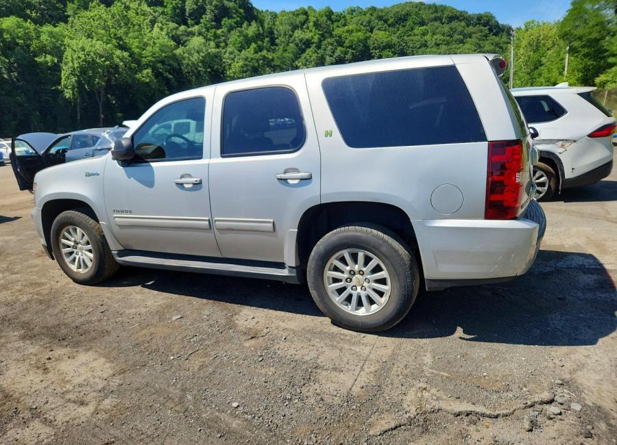 Salvage 2011 Chevrolet Tahoe Hybrid in Gray