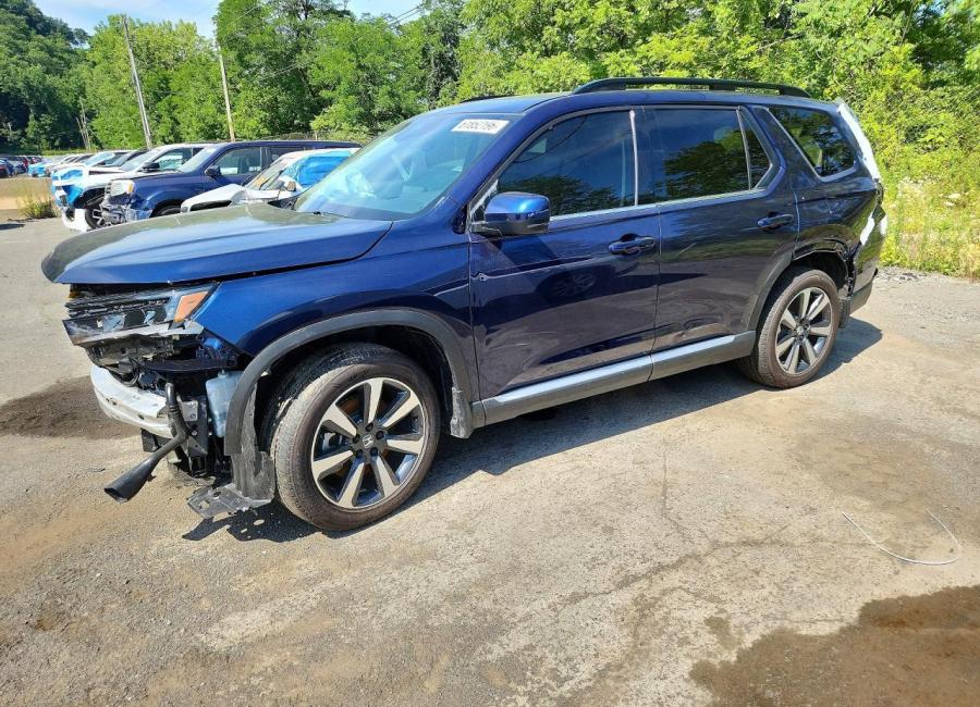 Salvage 2025 Honda Pilot Touring in Blue