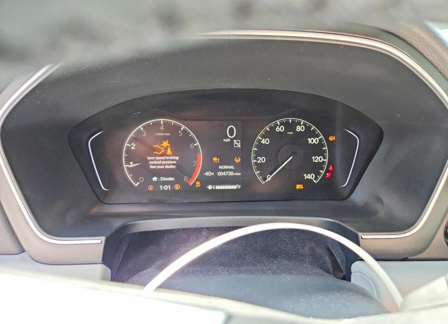Salvage 2025 Honda Pilot Touring in Blue
