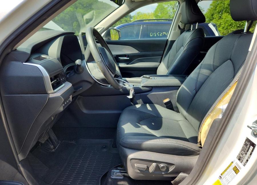 Salvage 2024 Toyota Grand Highlander Hybrid Limited in White