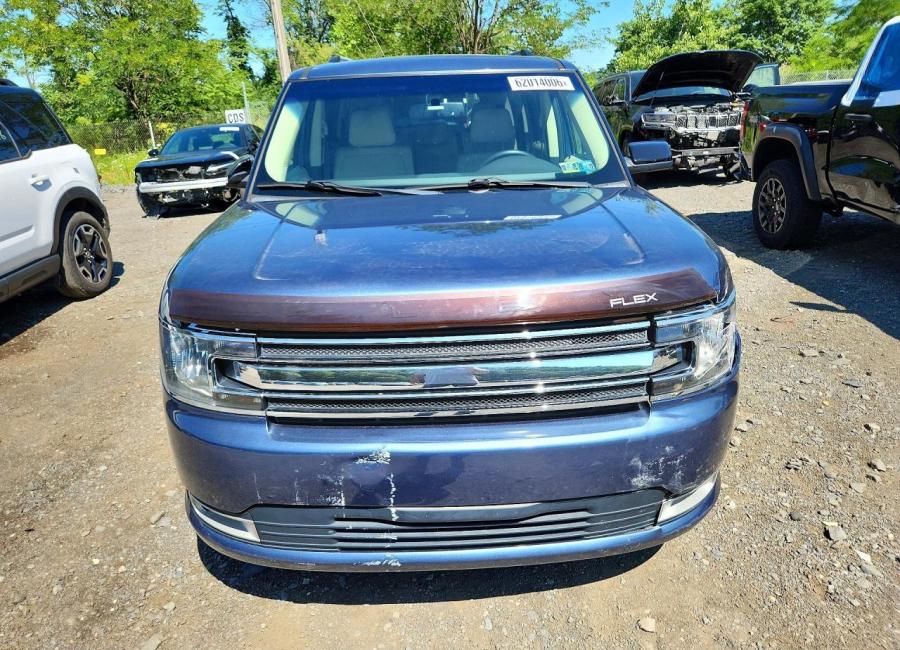 Salvage 2019 Ford Flex  in Blue