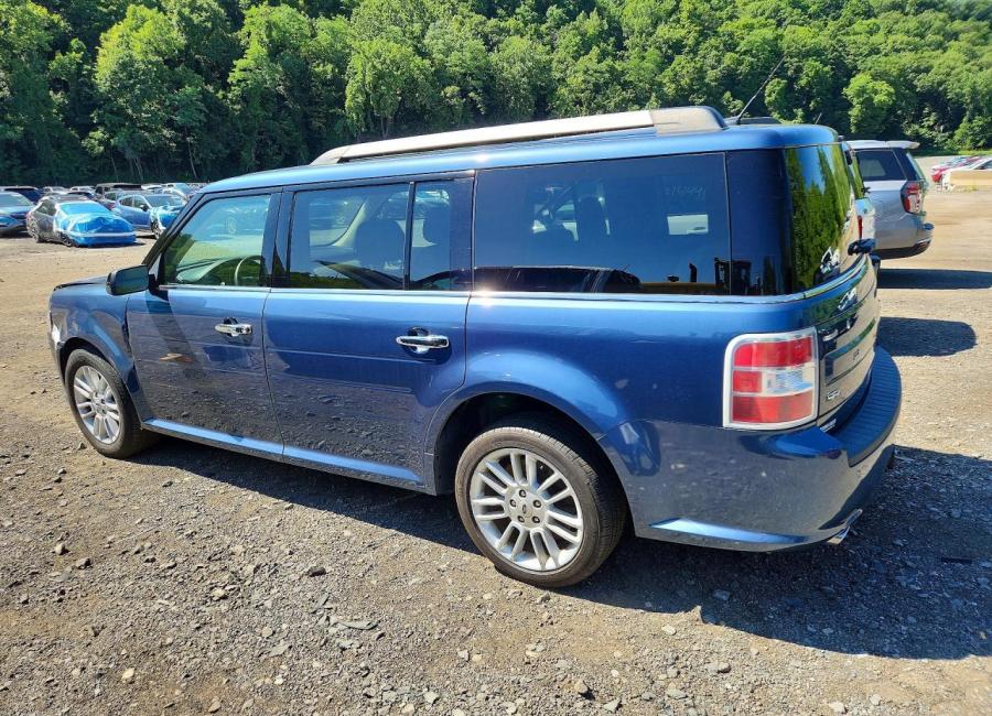 Salvage 2019 Ford Flex  in Blue