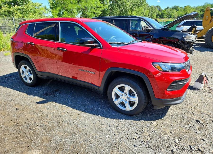 Salvage 2024 Jeep Compass Sport in White