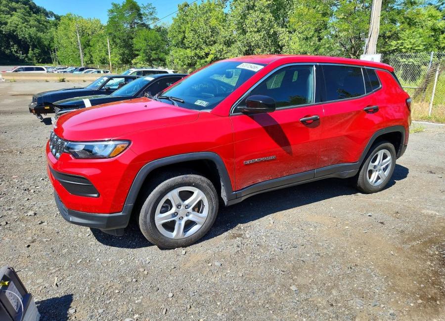 Salvage 2024 Jeep Compass Sport in White