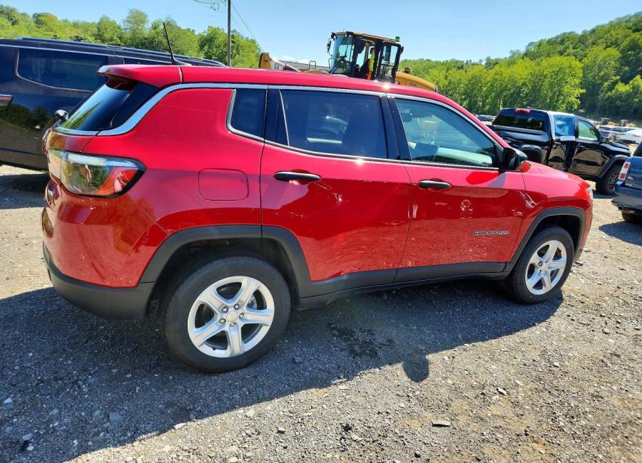 Salvage 2024 Jeep Compass Sport in White