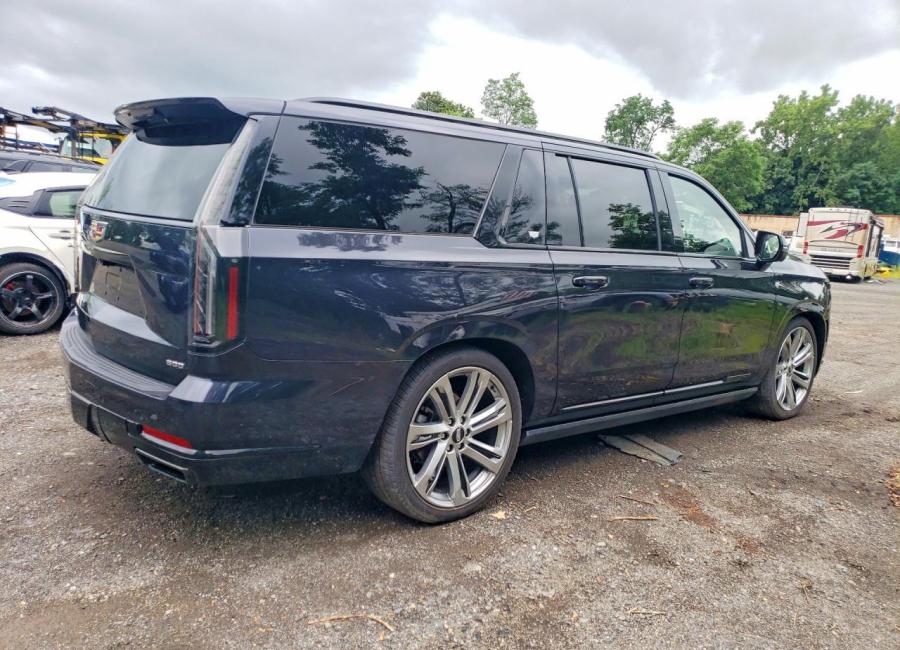 Salvage 2025 Cadillac Escalade Esv Sport in Black
