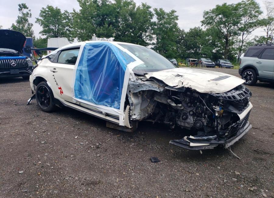 Salvage 2025 Honda Civic Type-r in White
