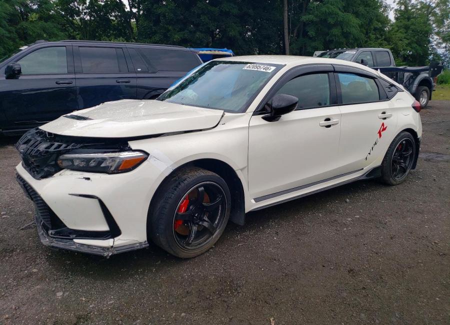 Salvage 2025 Honda Civic Type-r in White