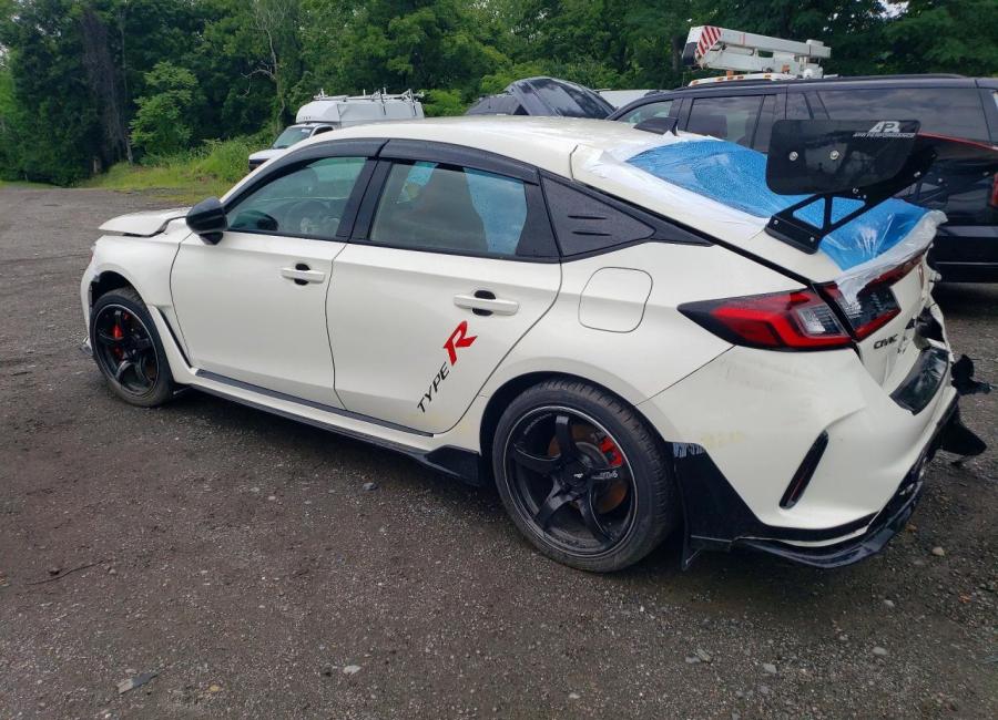 Salvage 2025 Honda Civic Type-r in White