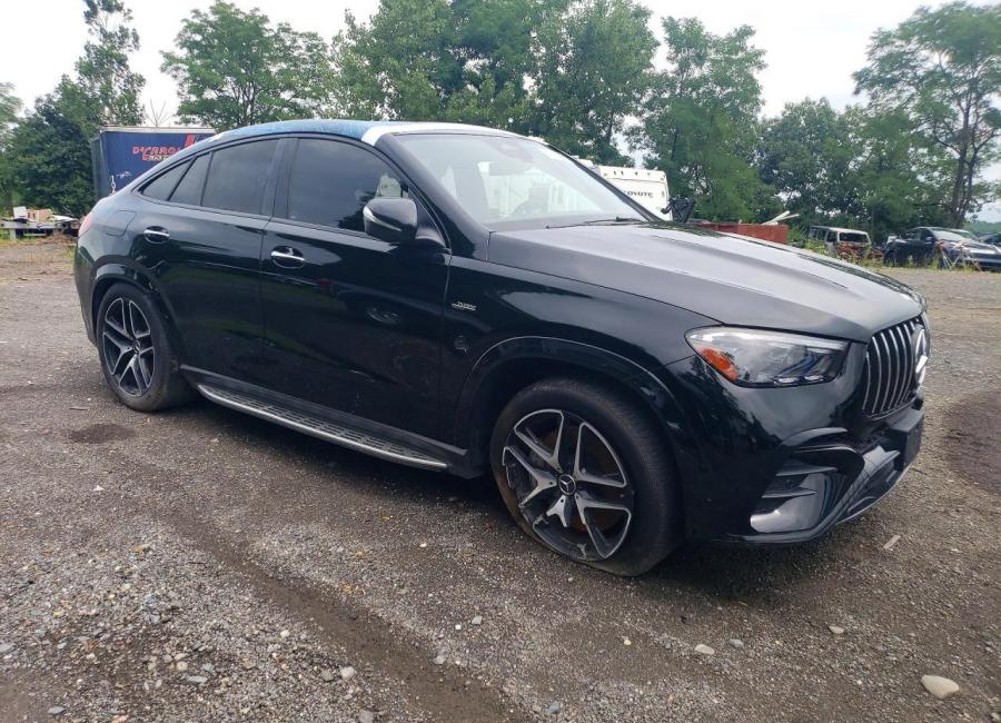 Salvage 2025 Mercedes Benz Gle Coupe Amg 53 4matic in Black