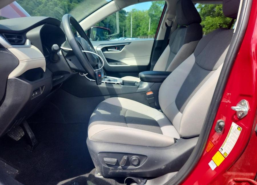 Salvage 2025 Toyota Rav4 Hybrid Xle in Burgundy