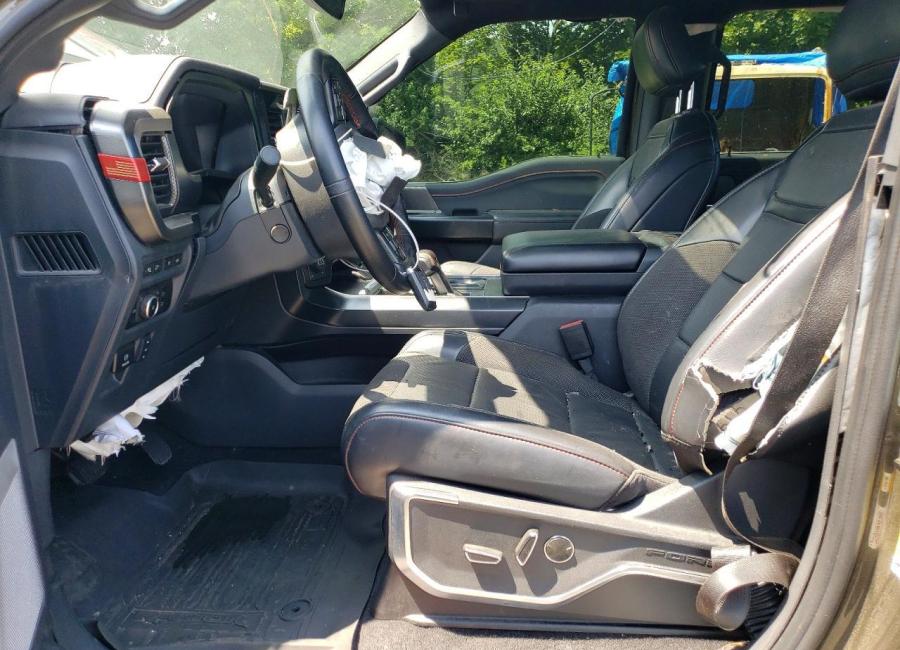 Salvage 2024 Ford F150 Raptor in Gray