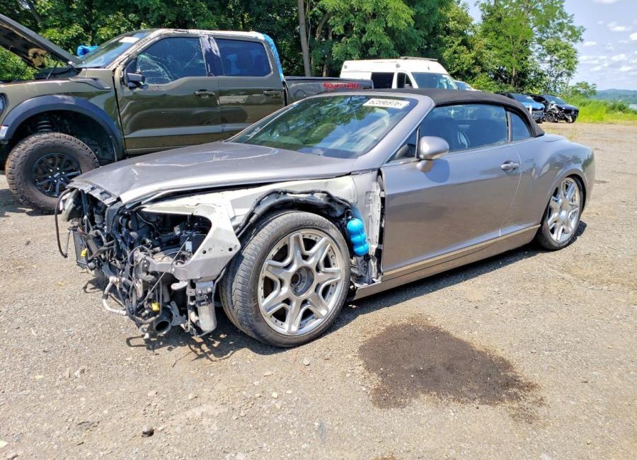 Salvage 2009 Bentley Continental Gtc in Gray