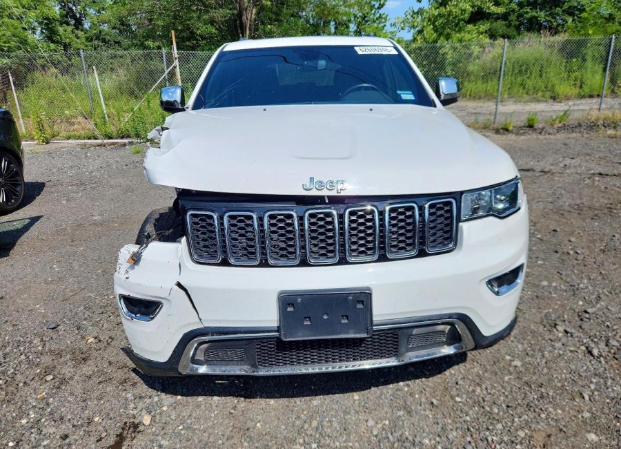 Salvage 2021 Jeep Grand Cherokee Limited in White