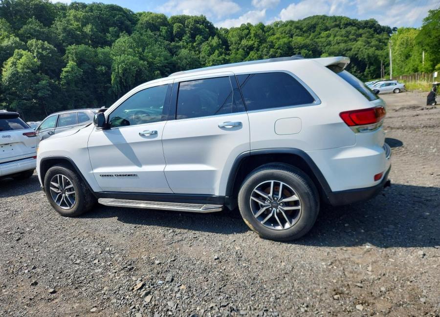 Salvage 2021 Jeep Grand Cherokee Limited in White
