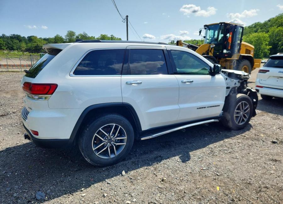 Salvage 2021 Jeep Grand Cherokee Limited in White