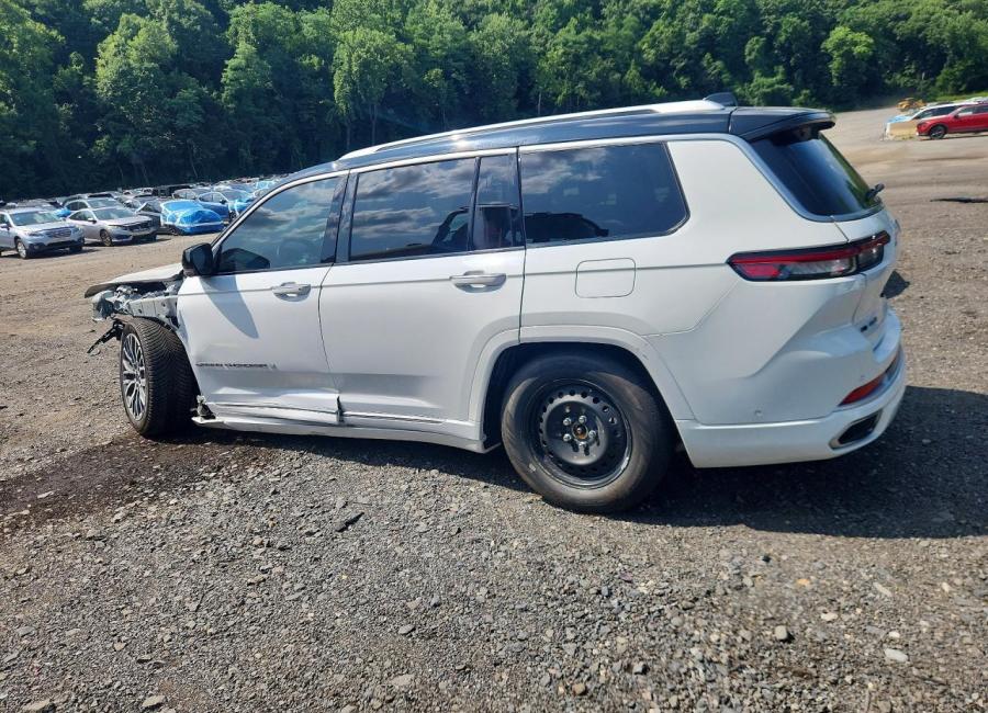 Salvage 2021 Jeep Grand Cherokee L Summit in White