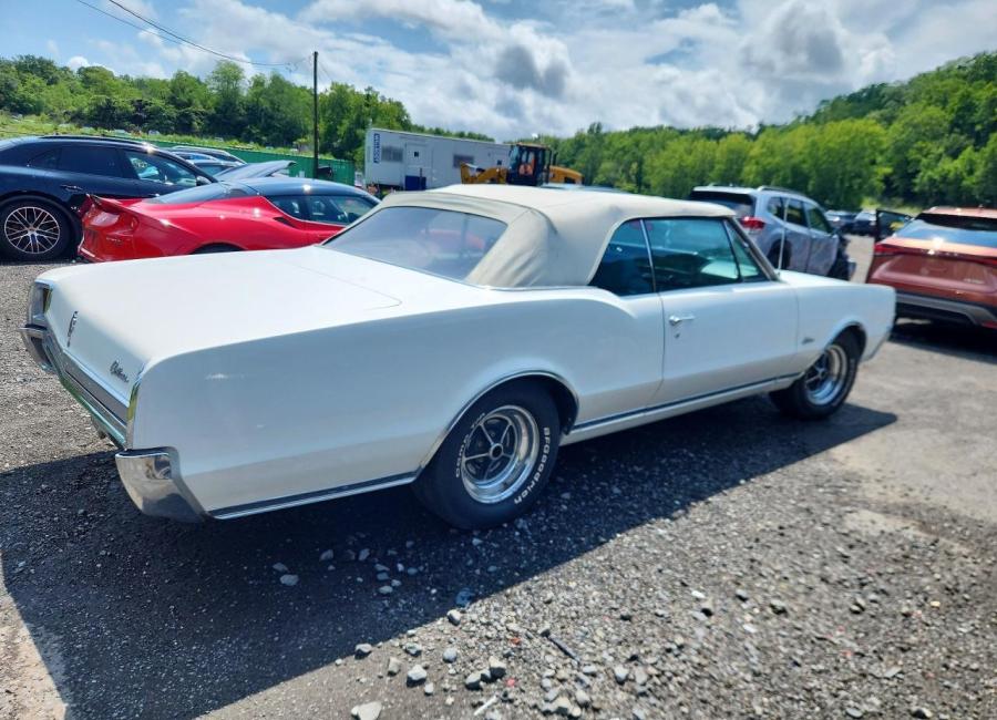 Salvage 1967 Oldsmobile Cutlass  in White