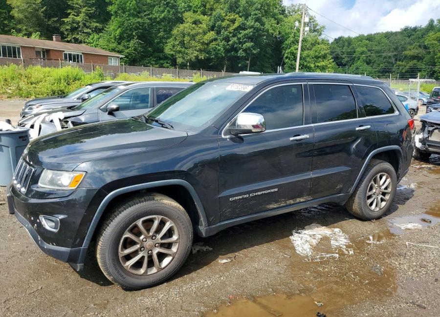 Salvage 2016 Jeep Grand Cherokee Limited in Black