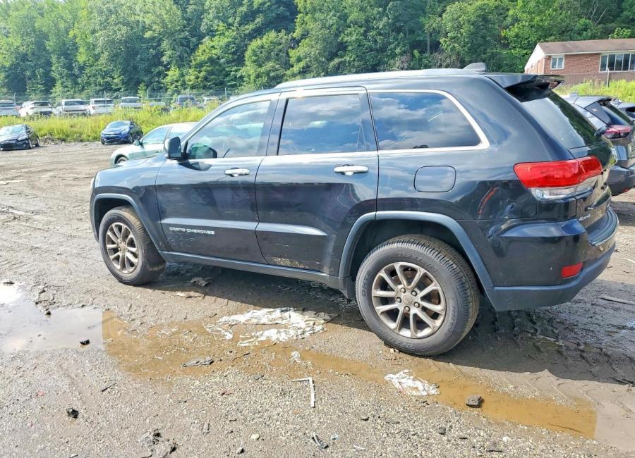Salvage 2016 Jeep Grand Cherokee Limited in Black