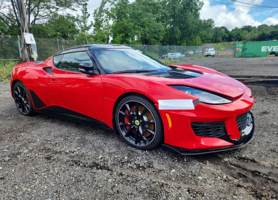 Salvage 2017 Lotus Evora 400 in Red