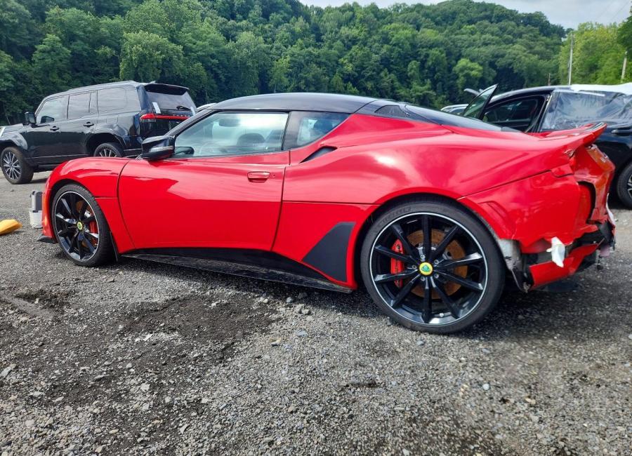 Salvage 2017 Lotus Evora 400 in Red