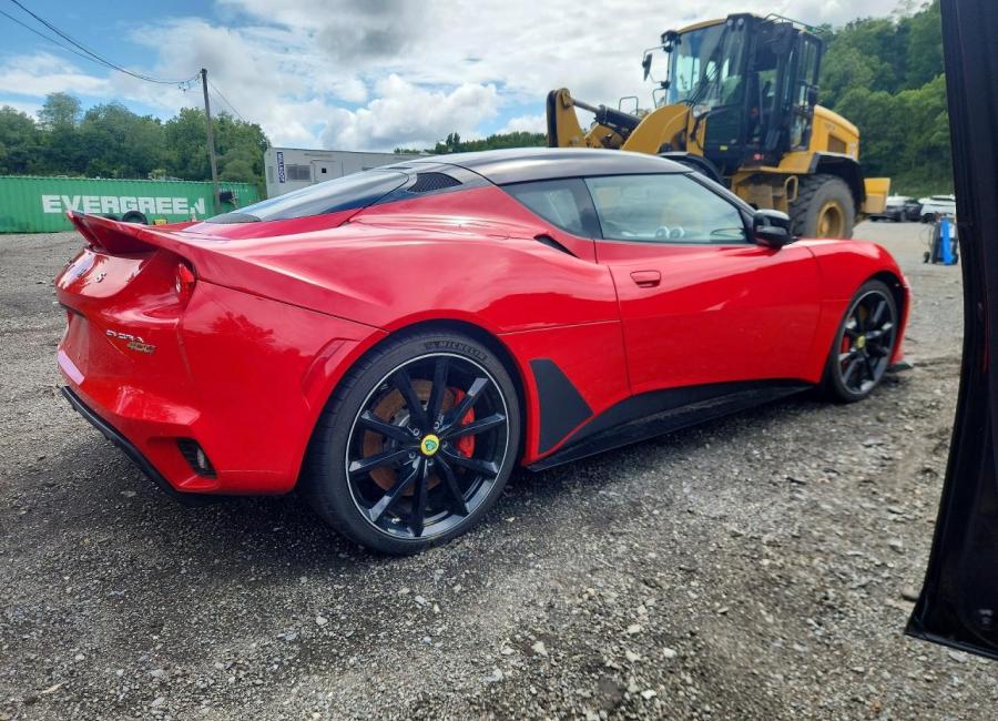 Salvage 2017 Lotus Evora 400 in Red