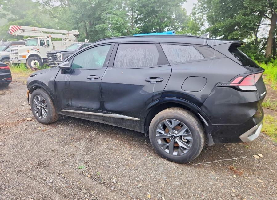 Salvage 2025 Kia Sportage Hybrid Sx-prestige in Black
