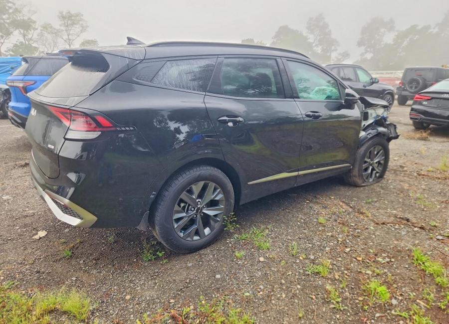 Salvage 2025 Kia Sportage Hybrid Sx-prestige in Black